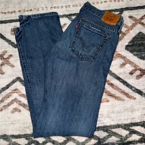 Vintage Women’s Low Rise Levi's Classic Indigo Straight Jeans